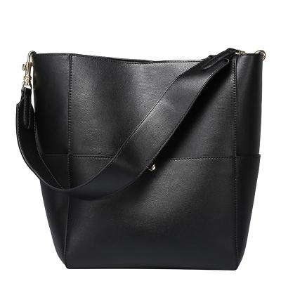 China Wholesale High Quality Shoulder Genuine Leather Tote Bag Whip Large Capacity Handbag For Women Ladies Luxury Handbags for sale