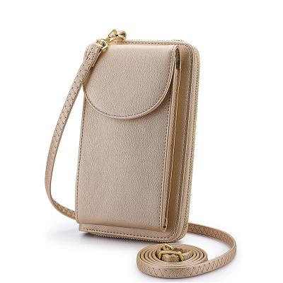 China Small Purse Cross - Body Bag Cell Phone Purse Wallet with Credit Card Slots for Women for sale