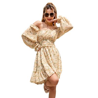 China 2022 Anti-Static Cut Out Summer Tender Dress Short Dresses Women Bohemian Summer for sale