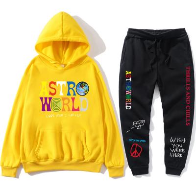 China QUICK DRY custom oversized astroworld men's hoodies unisex sweatpants and sweatshirts set bape hoodie for sale