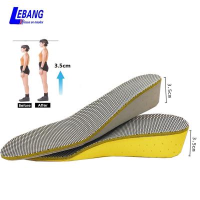 China Shoe Factory Full Size Lenghth Insoles Height Increase Insoles EVA Cushion Insert Height Increase Insoles LB05001 for sale