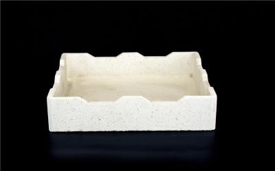 China Vierkant Wit Ceramisch Ovenmeubilair voor Sinter Gecalcineerd Alumina Poeder Te koop