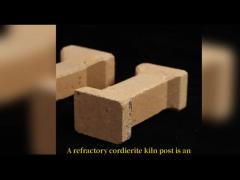 Customized Cordierite Kiln Posts , Refractory Kiln Shelves For Tunnel Kiln
