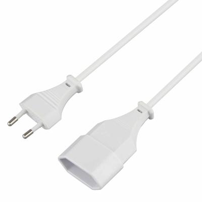 China Can Be Customized Reputation High Quality VDE Power 2 Pin 250V AC Power Cord Plug Euro 2 for sale