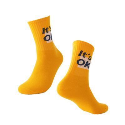 China Good Quality Cute Fuzzy QUICK DRY Custom Letter Socks For Women Matched Daily Life Well for sale