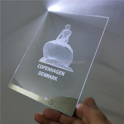 China NEW 2022 Europe Customs Luxury Wedding Invitation 2 Cards LED Acrylic Wedding Invitations Luxury Unique Wedding Invitation for sale