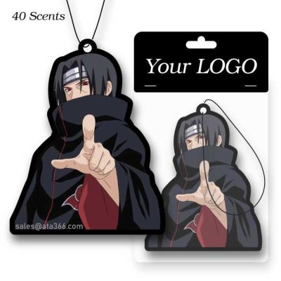 China High Quality Japan Anime Car Air Freshener Custom Sports 9 Anime Design Car Air Freshener With Back Card Pack Anime Air Freshener for sale