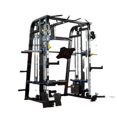 China Commercial Home Use OBL Smith Integrated Trainer Gantry Squat Support Fitness Gym Equipment Combination Station for sale