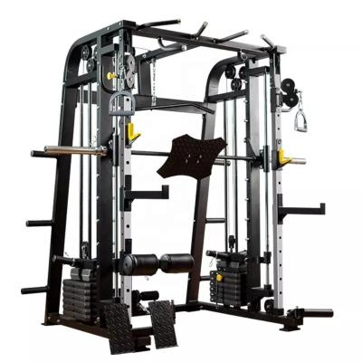 China Strength Cross Home Fitness Gym Use OBL Multi Function Smith Power Rack Functional Trainer for sale