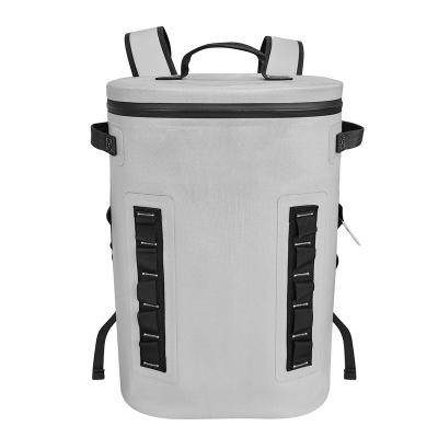 China Custom Waterproof 20L 30 Can Pizza Delivery Coolers Ice Bag Backpack Insulated Soft Cooler For Camping And Hiking for sale