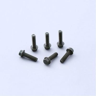 China Custom Metric Metric Serrated Flange Nuts M6 M10 Stainless Steel Flange Bolt Hex Flange Bolt for sale