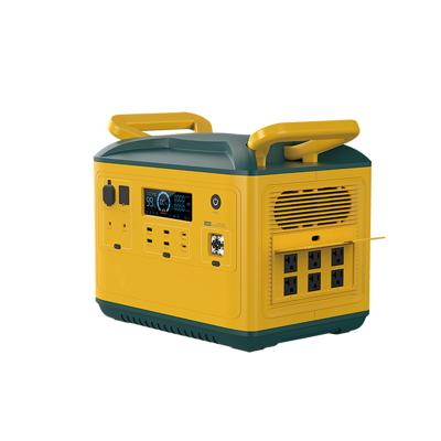 China Type C Fast charging portable rechargeable power station 2000 watt LiFePO4 battery solar generator system for sale