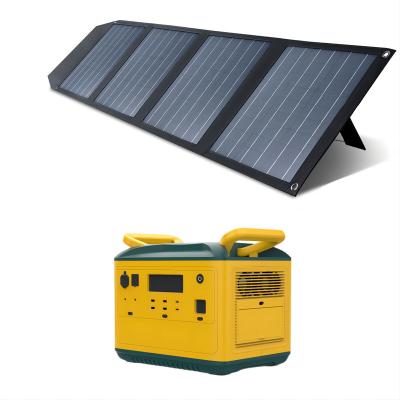 China Type C 2000w portable solar generator LiFePO4 battery 2000Wh fast charging power station contains solar panels for sale