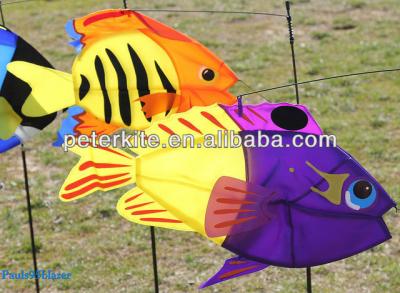 China Nylon all kinds of beautiful fish windsocks for sale