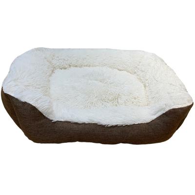 China Small and medium warm plush dog kennel Cat Bed Pet Supplies New four seasons available winter viable cushion dog bed dog kennel for sale