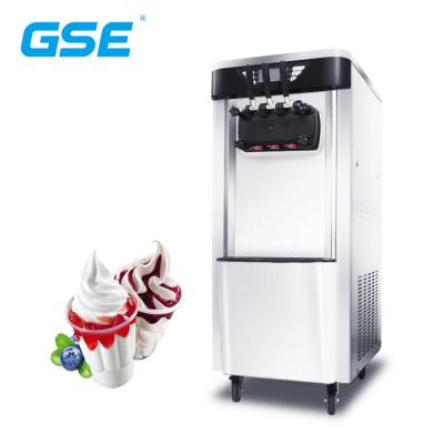 China Snack Factory Touch Soft Ice Cream Machine Ice Cream Making Machine Used Brave Man Ice Cream Machine for sale