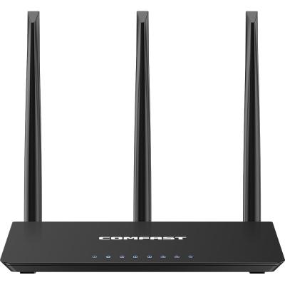 China Dual Band Home 2.4G 5.0GHz 1200Mbps Wifi Router 4 High Gain Antennas Outside Wifi Router for sale