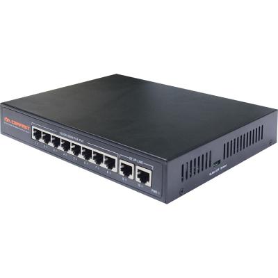 China ENTERPRISE COMFAST CF-SG181P 220V AC Input 48V To Output High Power 2+8 Port Gigabit POE Switch for sale