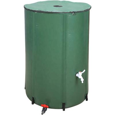 China Folding Irrigation Labor Water PVC Rain Barrel Garden Rain Barrel 380L 100gallon Portable Tank Storage Aqua Tank for sale