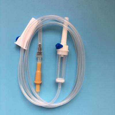 China PVC Infusion Set with 22G Needle for sale