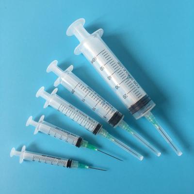 China PP medical use syringe with needles 1ml, 2/2.5ml, 3ml, 5ml, 10ml, 20ml, 50ml, 100ml for sale