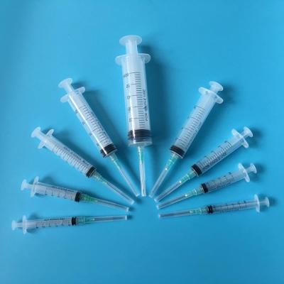 China High quality pp china supplier disposable syringe/plastic syringe with needle/factory/manufacturer price for sale