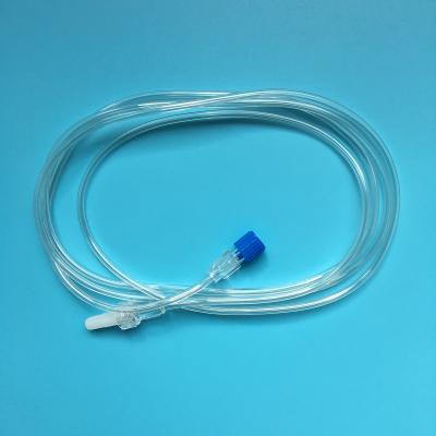 China Medical PVC Extension Tube / Extension Line 150cm 1.0x2.5mm 1.7x3.2mm 2.6x4.1mm 800PSI for sale