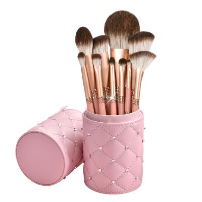 China Cheap Custom Bamboo Brush Natural Bamboo Professional Cosmetic Makeup Brush F10180 10pcs Make Up Natural Bamboo Makeup Cosmetic Brush Set for sale