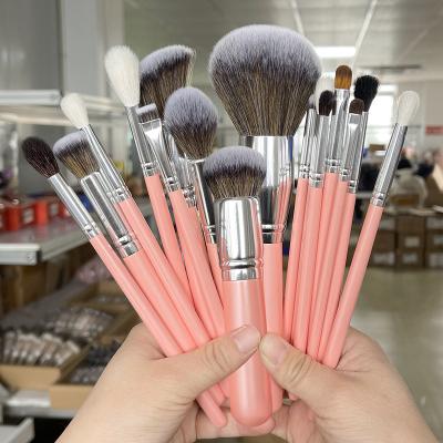 China Hot Selling Glitter Makeup Brush B16016 Mytingbeauty Pink 10 Pieces Glitter Handle Makeup Brush Private Label Make Up Brushes for sale