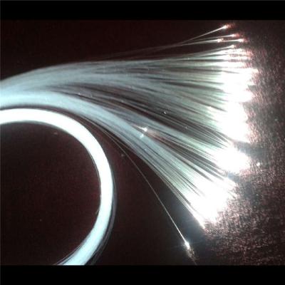 China Sky Star Ceiling PMMA Plastic Core Fiber Optic End Glow Cable Solid Indoor Fiber Optic Lighting Without Any Jacket for sale