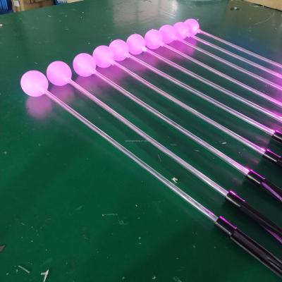 China Luxury Outdoor Landscape Lighting Led Fiber Optic Light Balls for sale