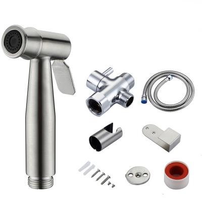 China China Wholesale Modern High Pressure Solid Sus304 Bathroom Toilet Bidet Sprayer Handheld Set for sale