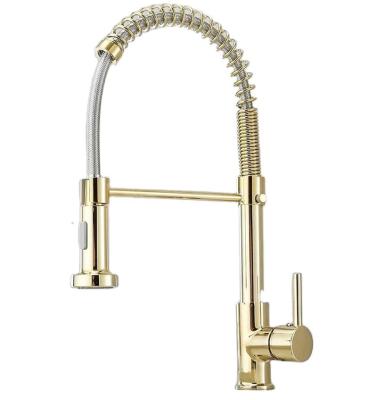 China The exterior is multi-layer plated high quality fashionable flexible kitchen faucet hot and cold sink faucet for sale