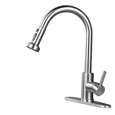 China Exterior is multi-layer plated professional supplier 360 degree rotation adjustable flexible kitchen faucet for sale