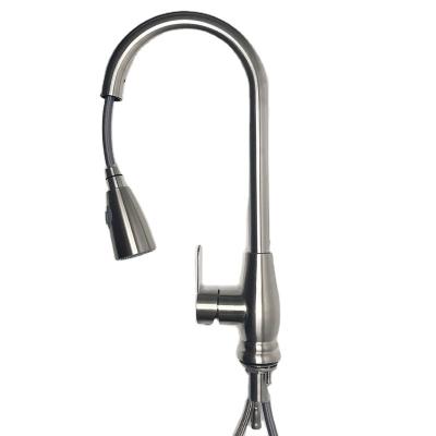 China Exterior Is China Manufacturer Supply Custom Multi-Layer Plated Pull Down Rain Bubble 360 ​​Degree Flexible Kitchen Faucet Pull Out for sale