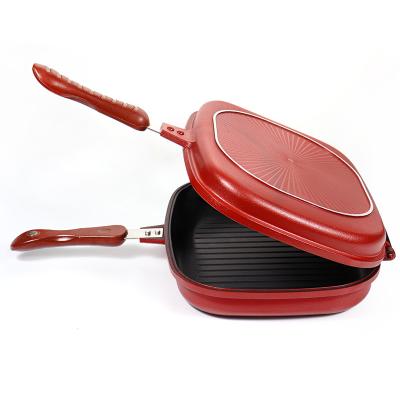 China Factory direct sale high quality viable healthy double pan grill for sale