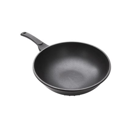 China Sustainable China factory direct sale aluminum stick non fry wok for sale