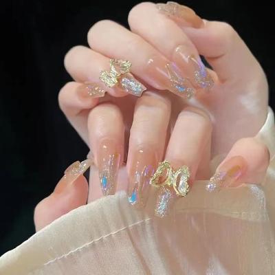 China Design Tiktok INS Hot Sales 100 Styles Rhinestone Luxury Press On Nails Wholesale Artificial Fingernails 3D Press On Nails for sale