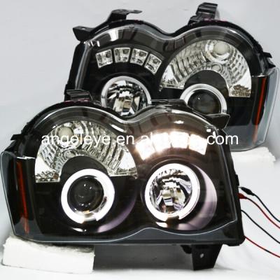 China For Jeep For Grand Cherokee LED Angel Eyes Head Lights Head Lamp 2008-2010 Year SN For Grand Cherokee 2008-2010 Year for sale