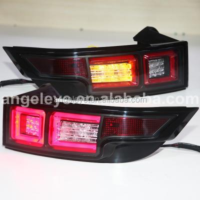 China 2010-2013 Year For Range Rover Evoque LED Strip Smoke Cover Chrome Rear Light Black Frame Landrover Inside SN For Range Rover Evoque 2010-2013 Year for sale