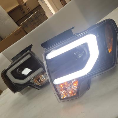 China LED Headlights For FORD F150 F-150 2008-2014 Year LED Front Lamps Black - SN F-150 for sale