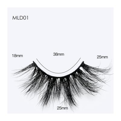 China Strip Cotton Best 25mm Premium Quality Black Natural Black Fluffy Mink Lashes for sale