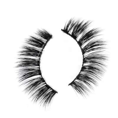 China Wholesale Fluffy Tapered Production Mink Eyelashes Fluttery Lashes Cotton Black Band Lashes Technology Handmade for sale