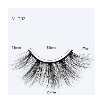 China Black Cotton Band Promotional Price Fashion Best Seller Full Fluffy Mink Lashes 25 Mm for sale