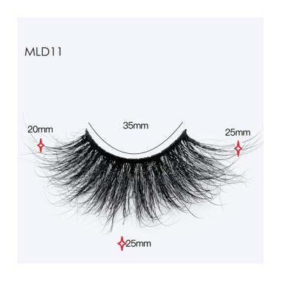 China 2021 New Tape Black Fashion Cotton Person 25mm Soft Tapered Mink Lashes Full-body Lashes Bold Variety for sale