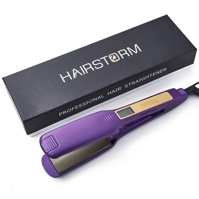 China Best Easy Garage Flat Iron Wide Flat Iron Ceramic Hair Straightener for Salon and Household for sale