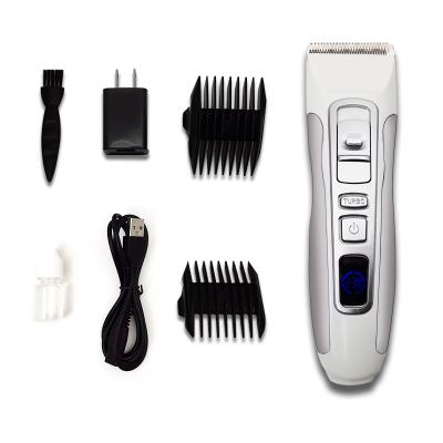 China 2021 New Professional Outdoor Electric Hair Clipper Men Trimmer Low Noise Professional Hair Cutting Machine For Men for sale