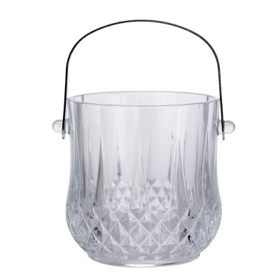 China Sustainable Hot Selling Unique Glass Wine Bucket Ice Bucket For Household / Bar / Party for sale