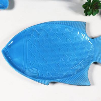 China China Viable Manufacturer Hippocampus Star Shape Sublimation Figural Dinnerware Set for sale