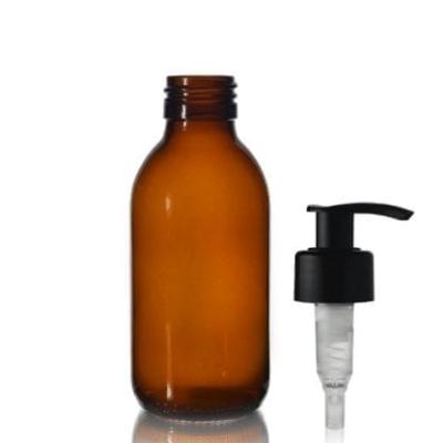 China Medicine Manufacturer Cheap Price 150ml Codine Syrup Cough Bottle Syrup Pump Bottle DIN 28mm for sale